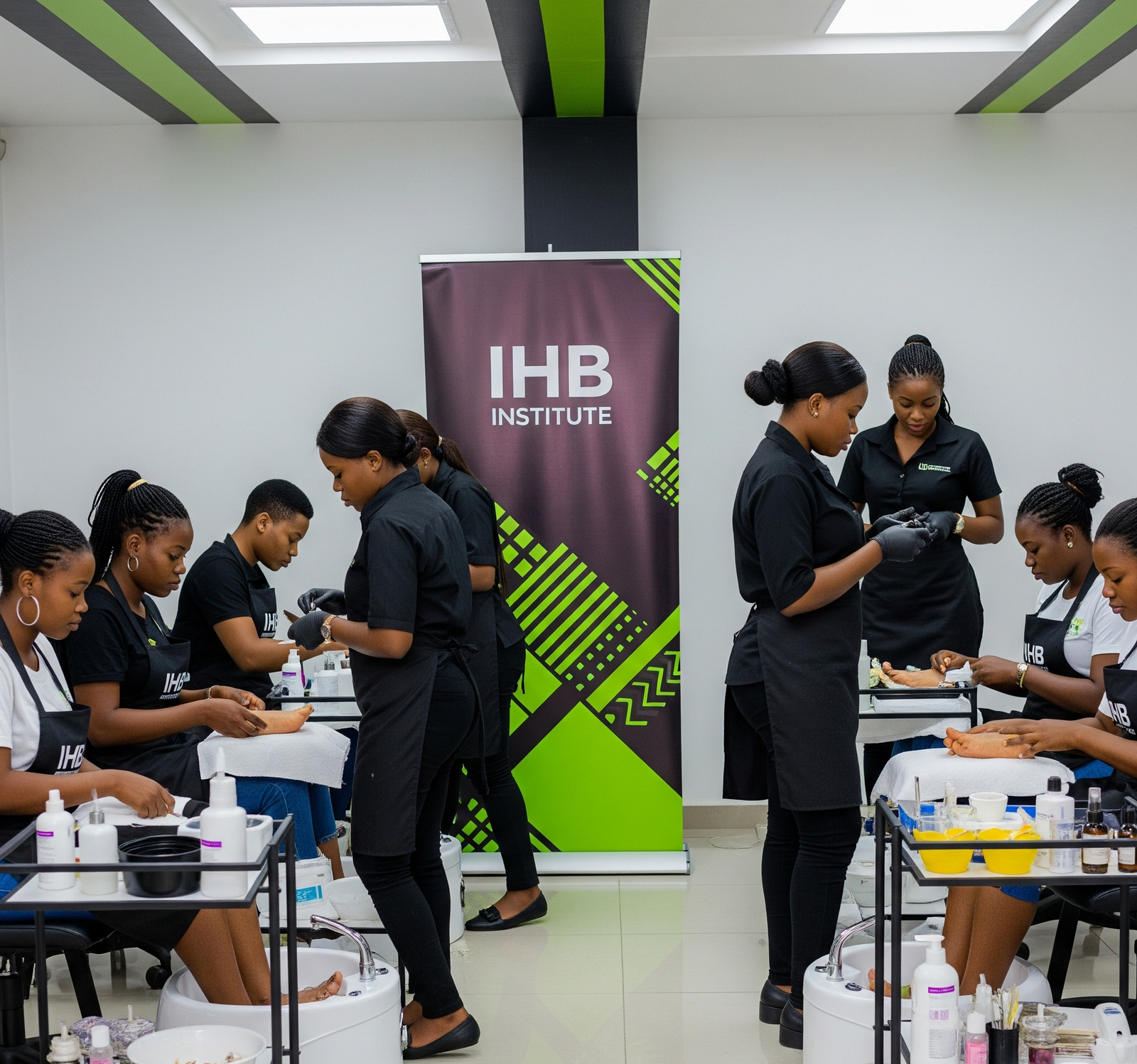 Hairdressing training